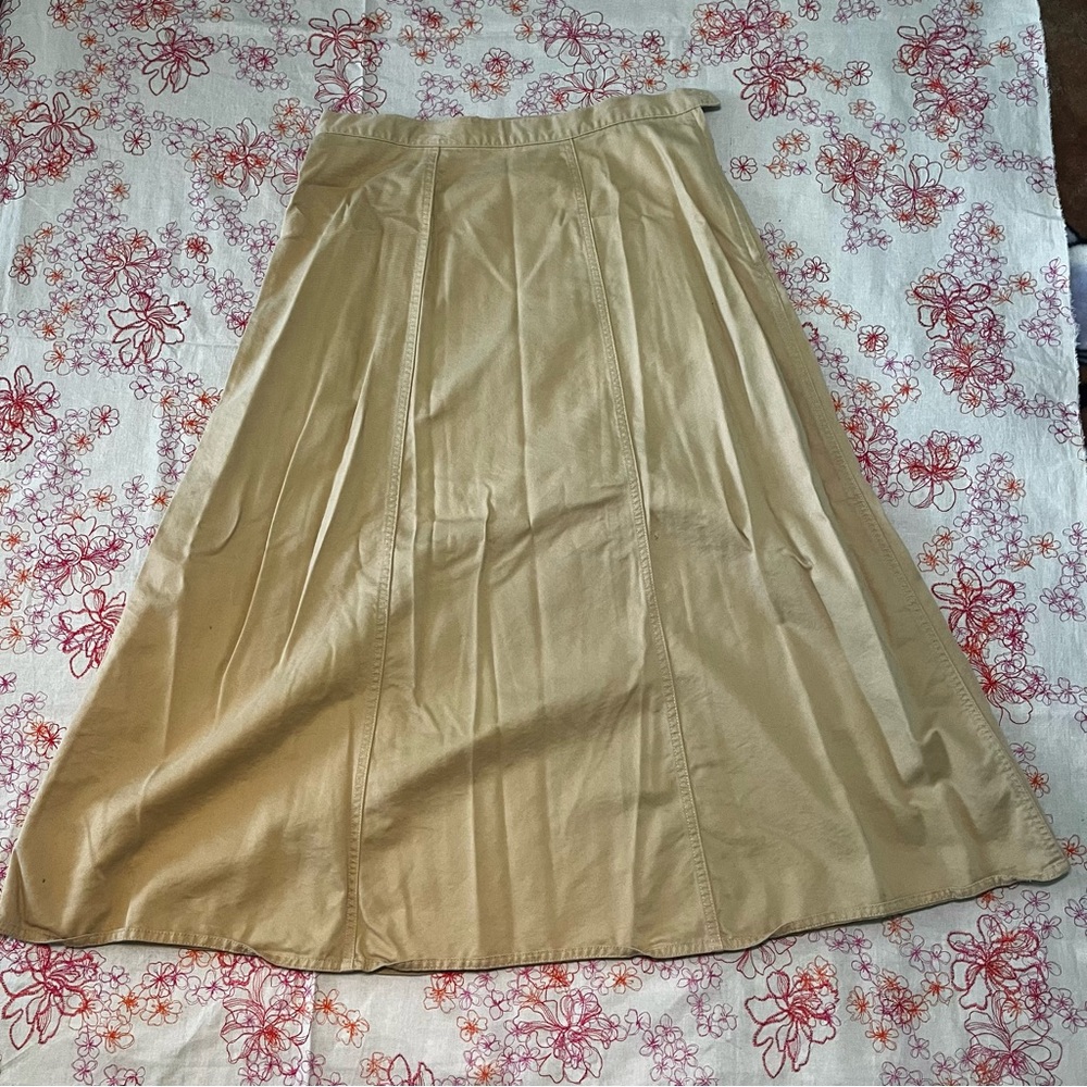 L.L.Bean Vintage Cotton Skirt size 12P